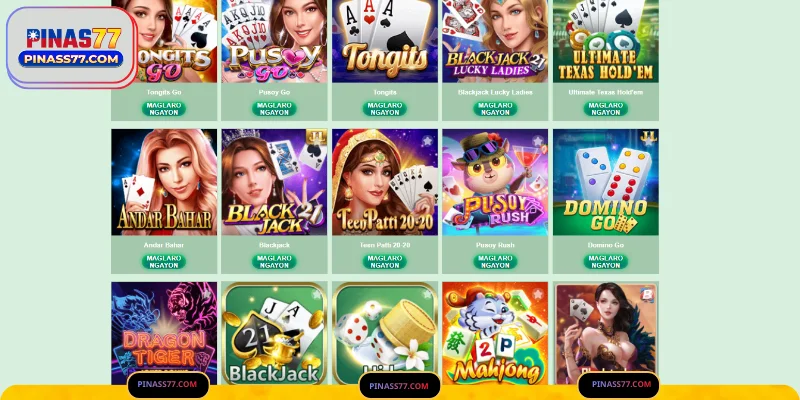 3 Sikat na Laro sa Mga Larong Kard PINAS77