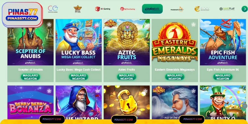 Mga Tampok na Laro sa Ilalim ng Playtech slots