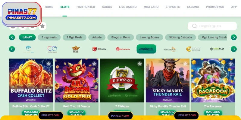Paborito ng mga Pinoy ang Playtech slots