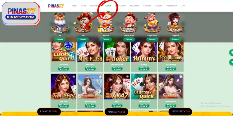 Seryeng Sulyap sa Mga Larong Kard PINAS77