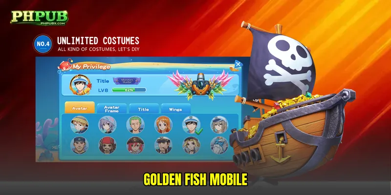 Golden fish mobile